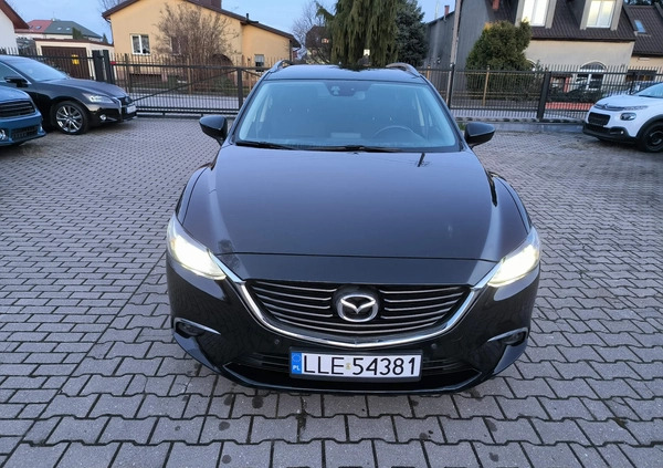 Mazda 6 cena 53999 przebieg: 186000, rok produkcji 2017 z Tuchola małe 466